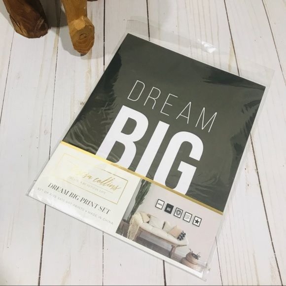DREAM BIG Empowerment 8X10 Art Prints (SET OF 5) - Picture 2 of 4